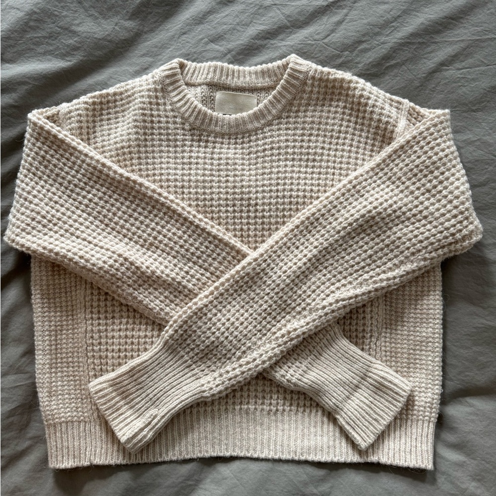 Zadig & Voltaire cream knit sweater size XS